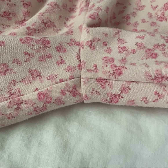 GAP x loveshackfancy LARGE Floral Jogger Sweatpants Girls Pink kids - Picture 7 of 7